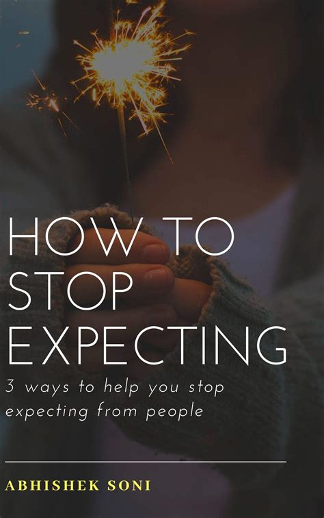 Stop Expecting You From Other People